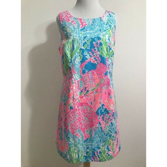 Lilly Pulitzer Dresses & Skirts - Lilly Pulitzer Cha Cha Delia Shift Dress 8